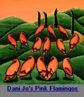 Dani Jo's Pink Flamingos